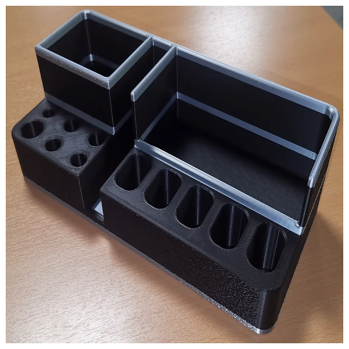 elegant desktop organizer box stylish desk storage container office supplies holder aesthetic cable management box chic vanity organizer for ma