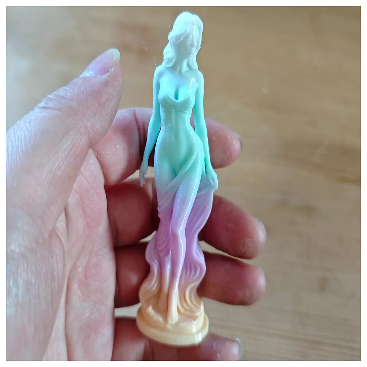 long leg figure collectible statue art sculpture piece for youth hobbyist