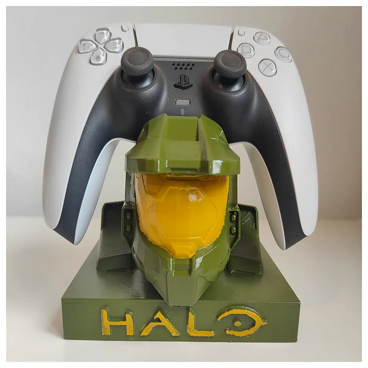 master chief gaming controller holder for one s x series x compatible desk accessory