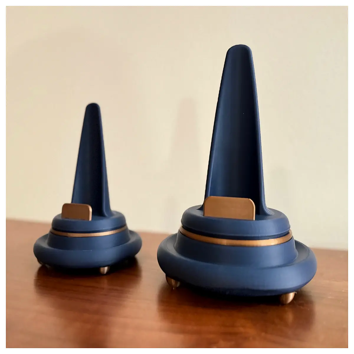 mid century modern phone tablet holder desk organizer retro aesthetic tech accessory