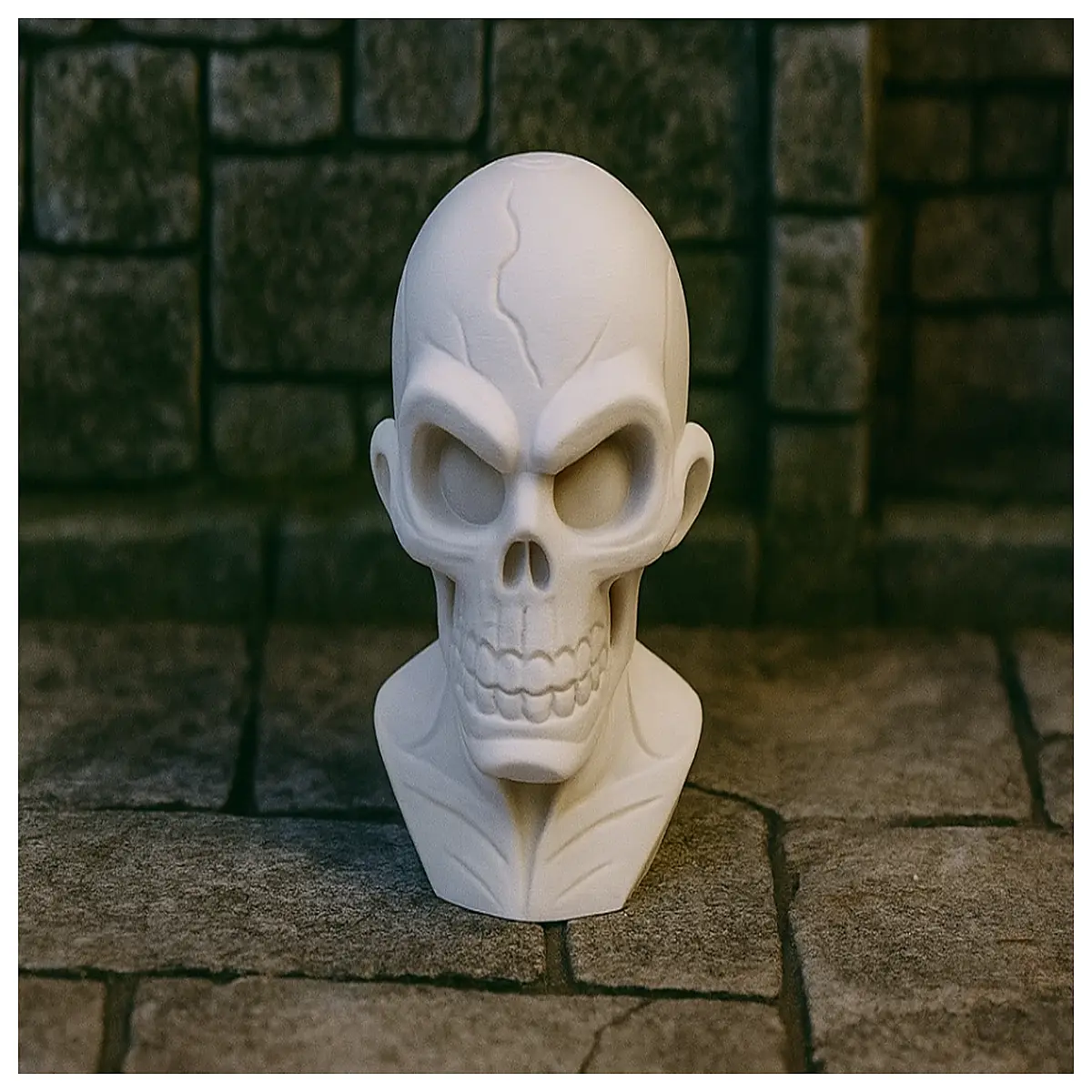 halloween skull flame candle holder spooky night guard decor gothic home ornament