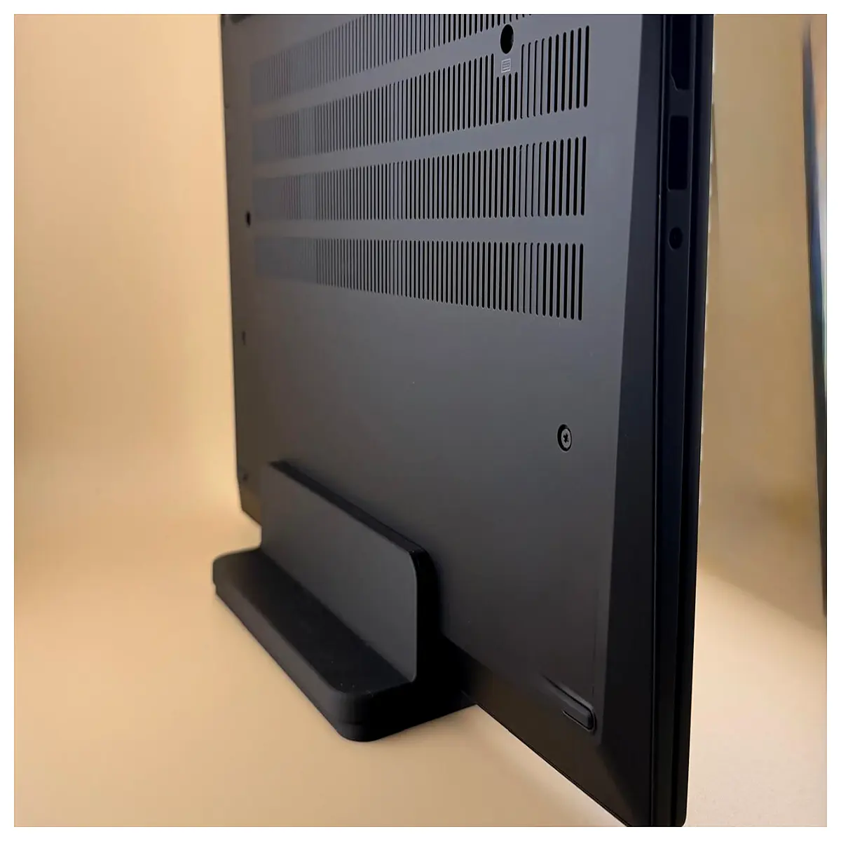 ergonomic laptop adjustable height portable aluminum riser for desk home office cooling pad vertical support