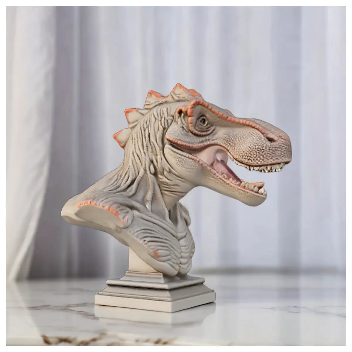 realistic dinosaur statues for garden decor large plastic dino figures for kids room prehistoric animal toys educational dinosaur models