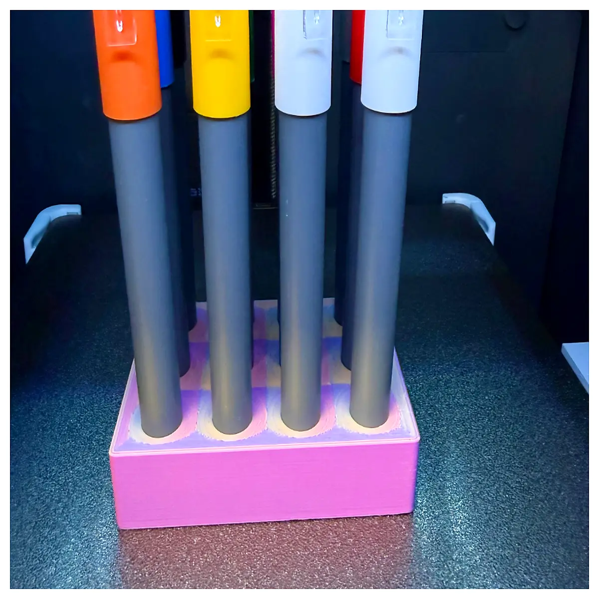 art marker holder organizer for dual tip pens desktop storage rack for markers sketching supplies