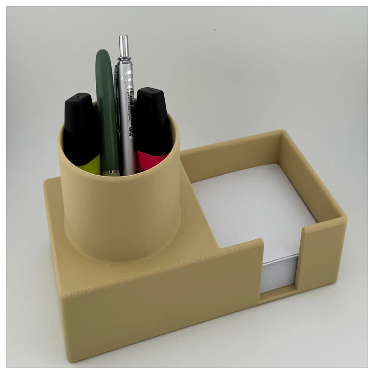 desktop organizer pen holder 90x90mm sticky notes pad office supplies desk accessories stationery set storage