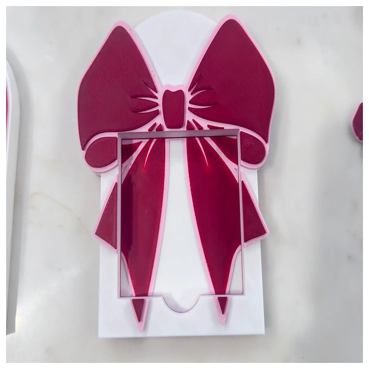 cute bowknot notebook holder romantic valentine s day teacher aesthetic desk organizer sweet stationery present for educators