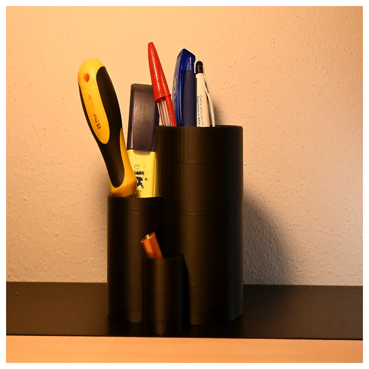 desk organizer pen holder caddy storage box office supplies desktop tidy container for pens pencils markers accessories