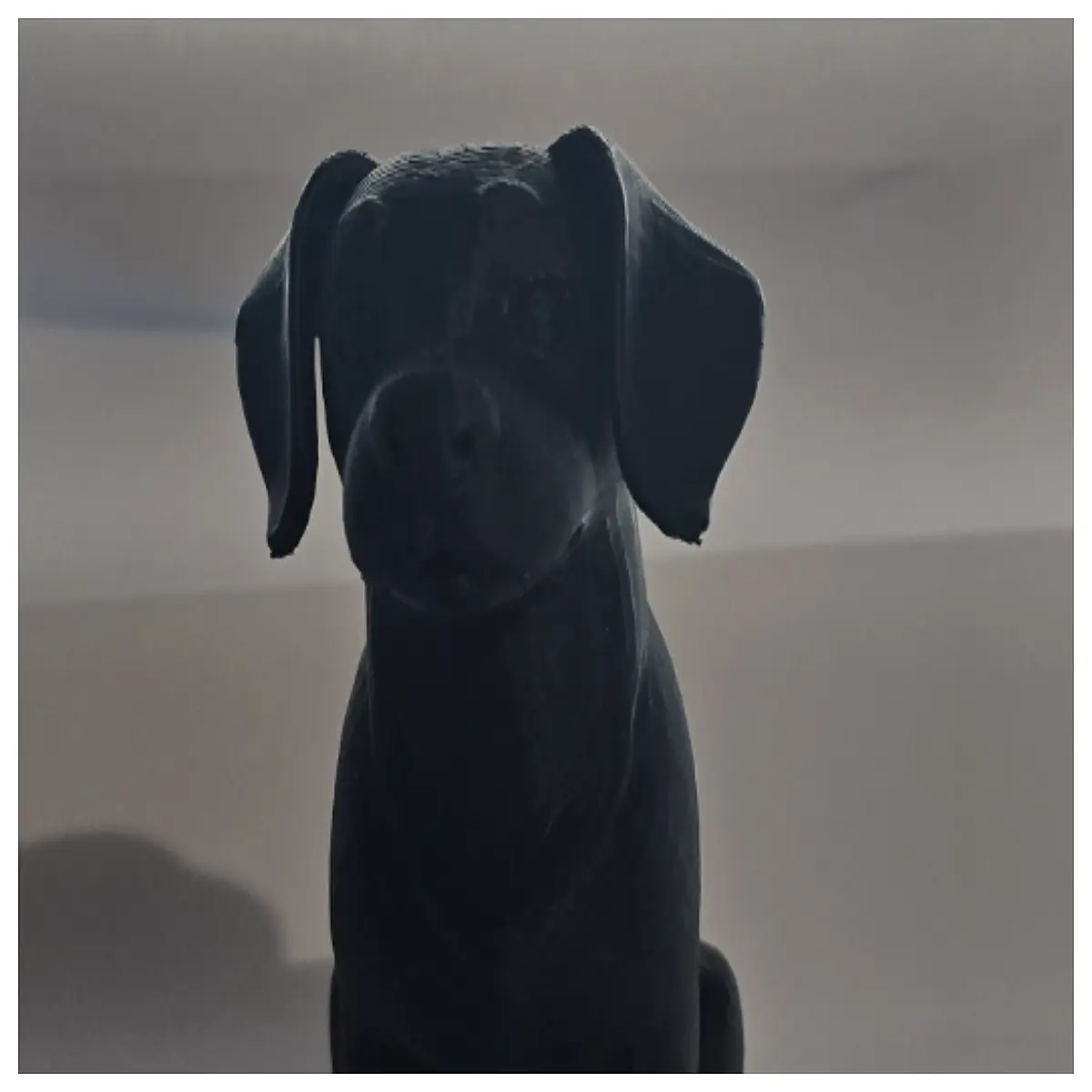 dog statue art decor garden outdoor resin sculpture yard ornament pet lover gift home interior accent