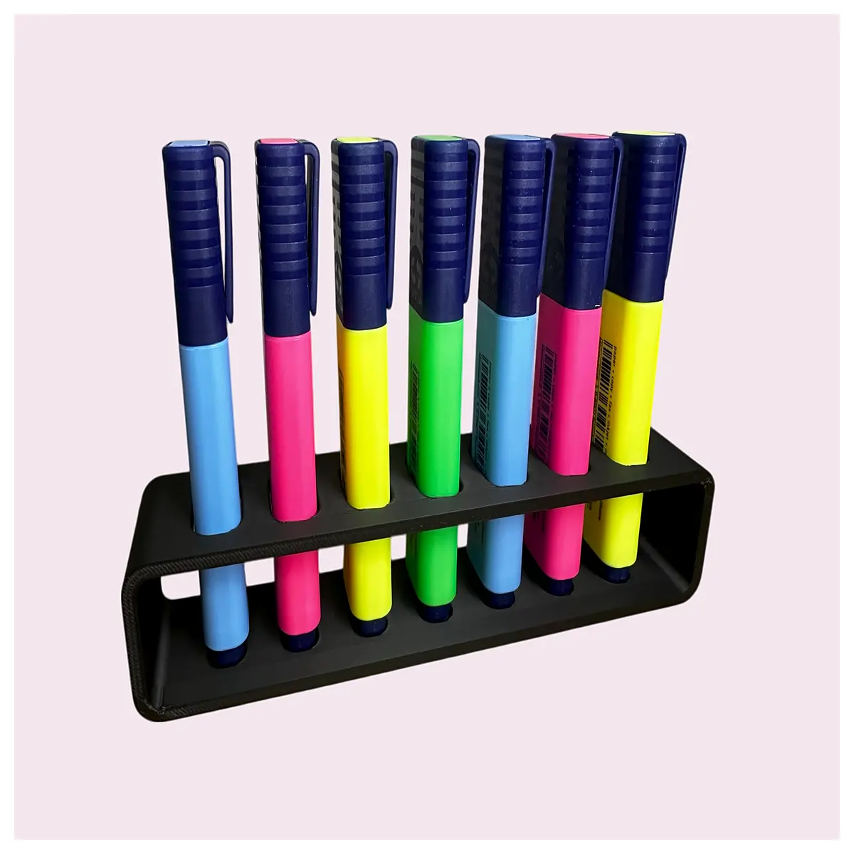 staedtler lumograph highlighter set 7 colors marking pens for study notes office organization school supplies vibrant neon ink markers