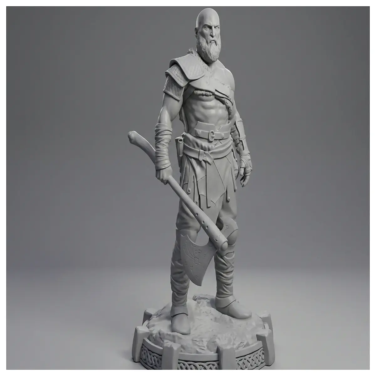 kratos figure collectible action figure ps5 game merchandise cosplay prop statue