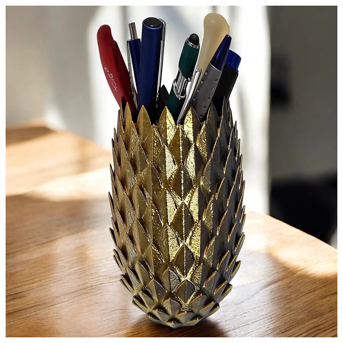 dragon egg pen holder desk organizer resin storage for office supplies cute animal stationery gift