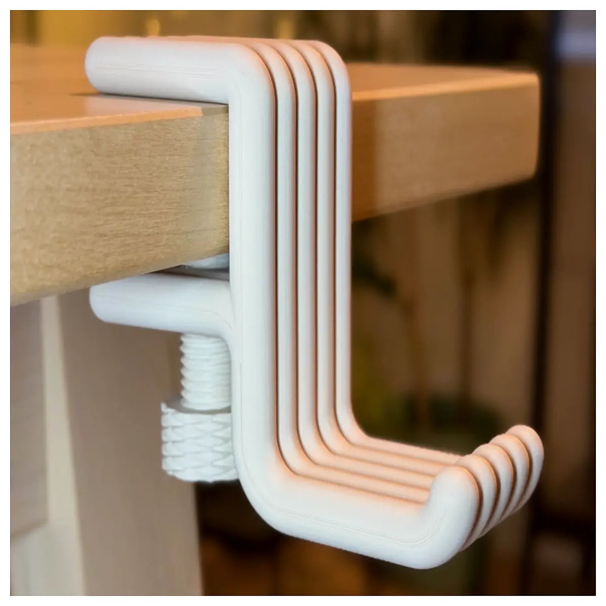 minimalist desk headphone organizer cable holder mount for gaming headset earbuds storage