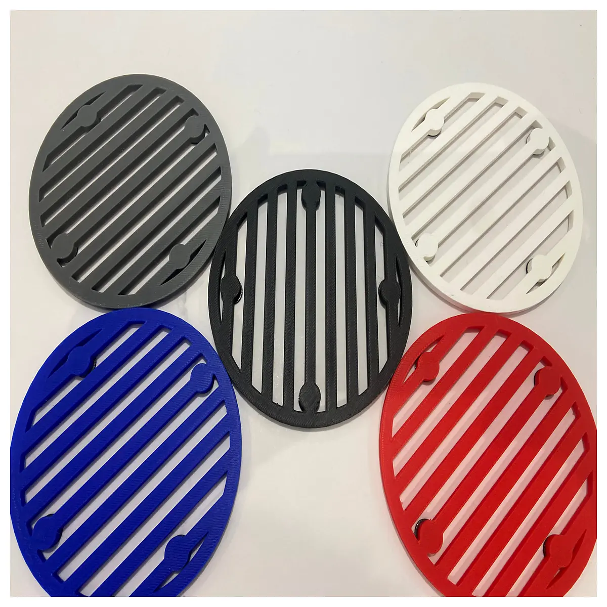 round mesh coaster set anti slip drink mat for table protection heat coffee cup holder non slip base home decor