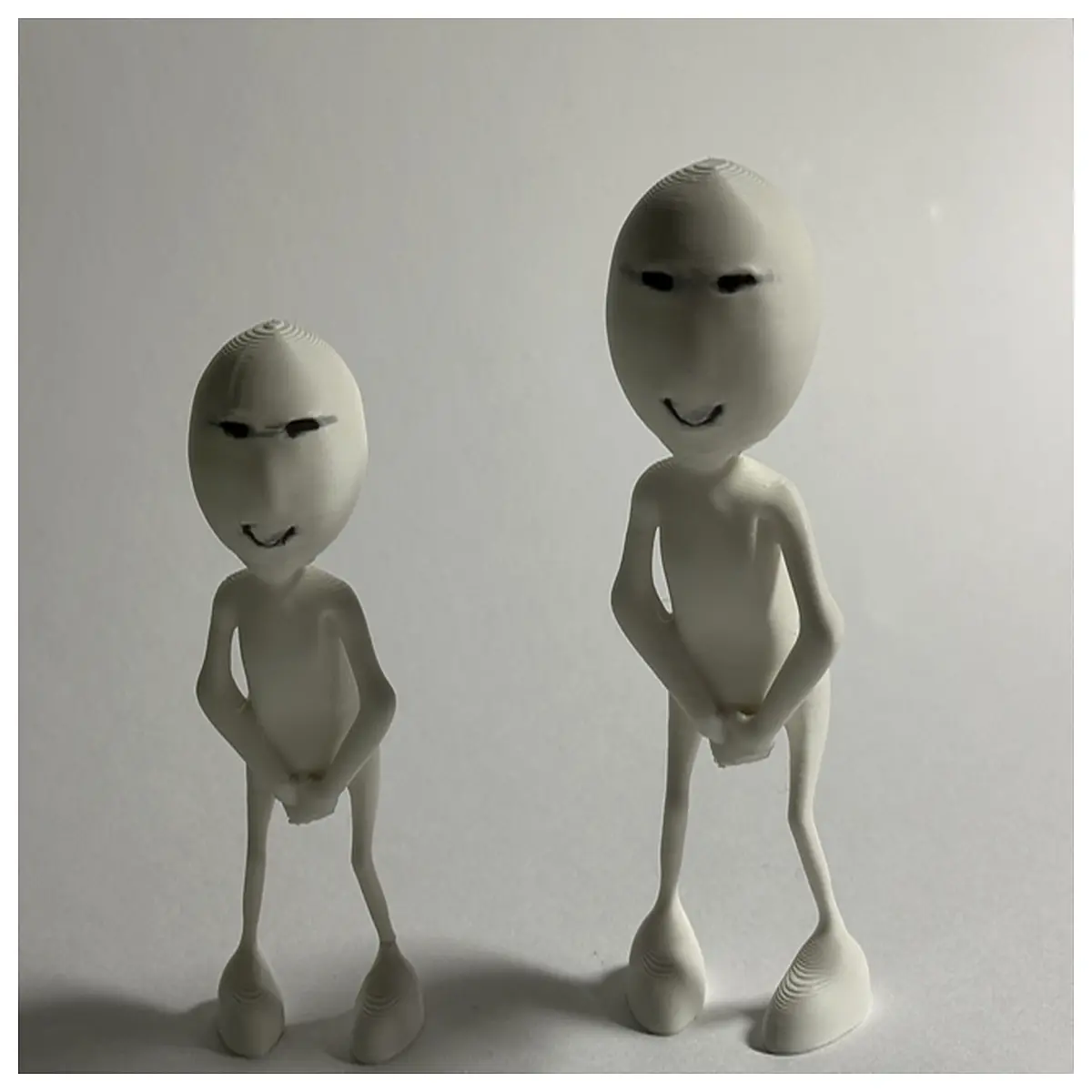 abstract meme character figurine collectible desk toy funny cartoon statue resin gift