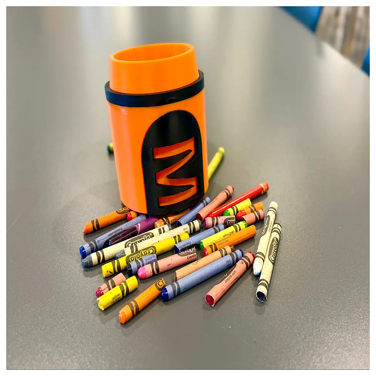 crayon holder cup cartoon character desk organizer stationery storage container for kids school supplies art room decor
