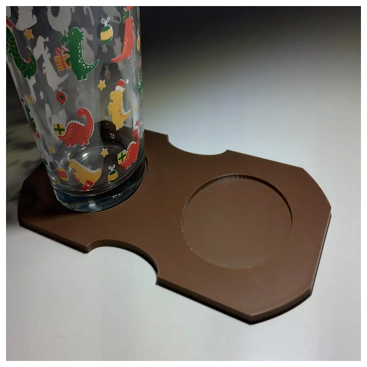 minimalist double cup tray coffee serving plate home decor organizer