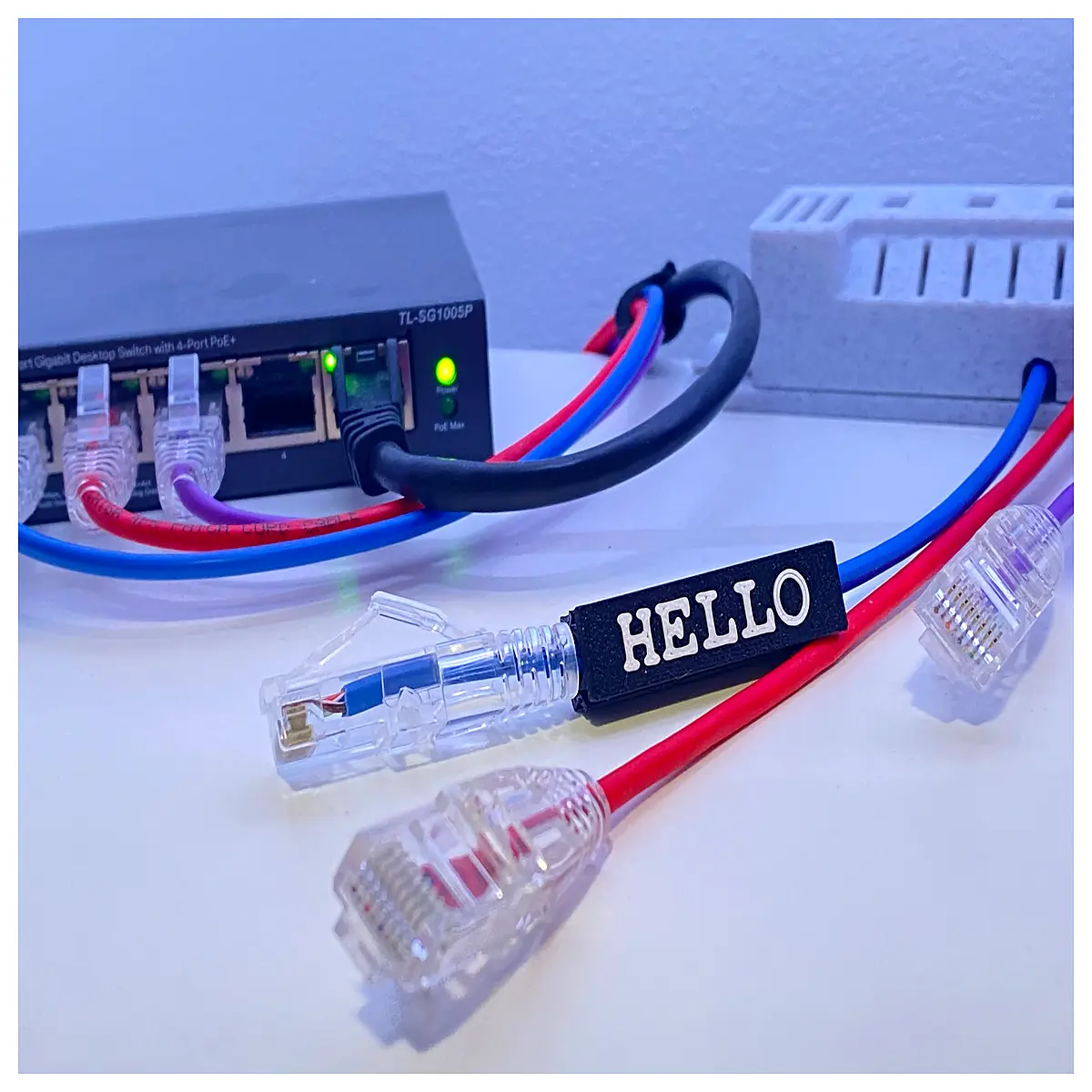 beast lab ethernet patch cable labels self adhesive repositionable waterproof network wire markers for server rack management