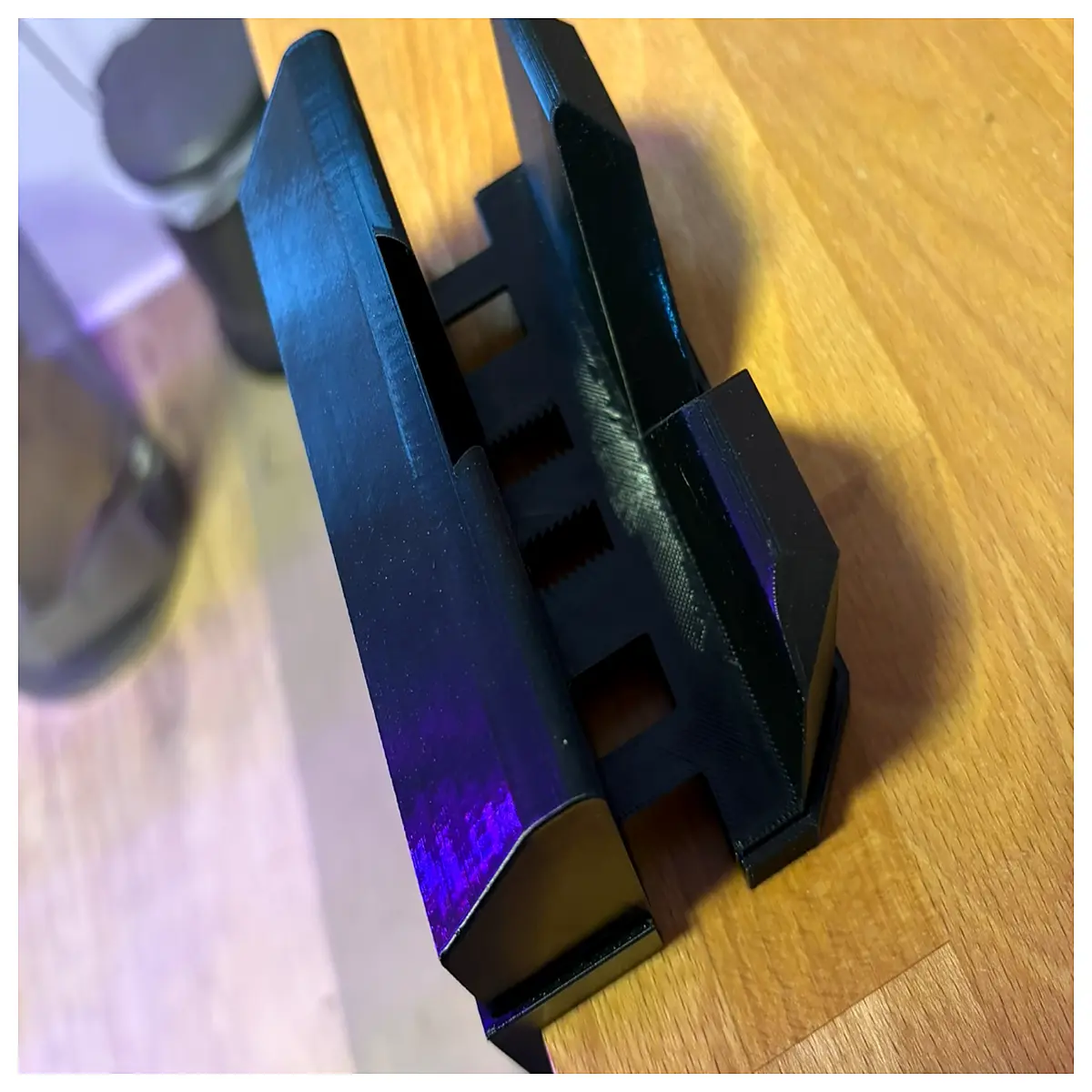 adjustable laptop vertical desktop mount ergonomic riser holder for home office workspace organization