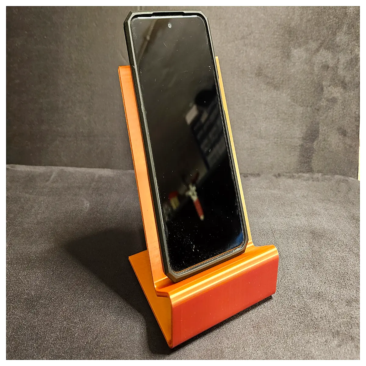 minimalist desktop phone holder for tablet organizer cable management sturdy non slip base office desk accessory