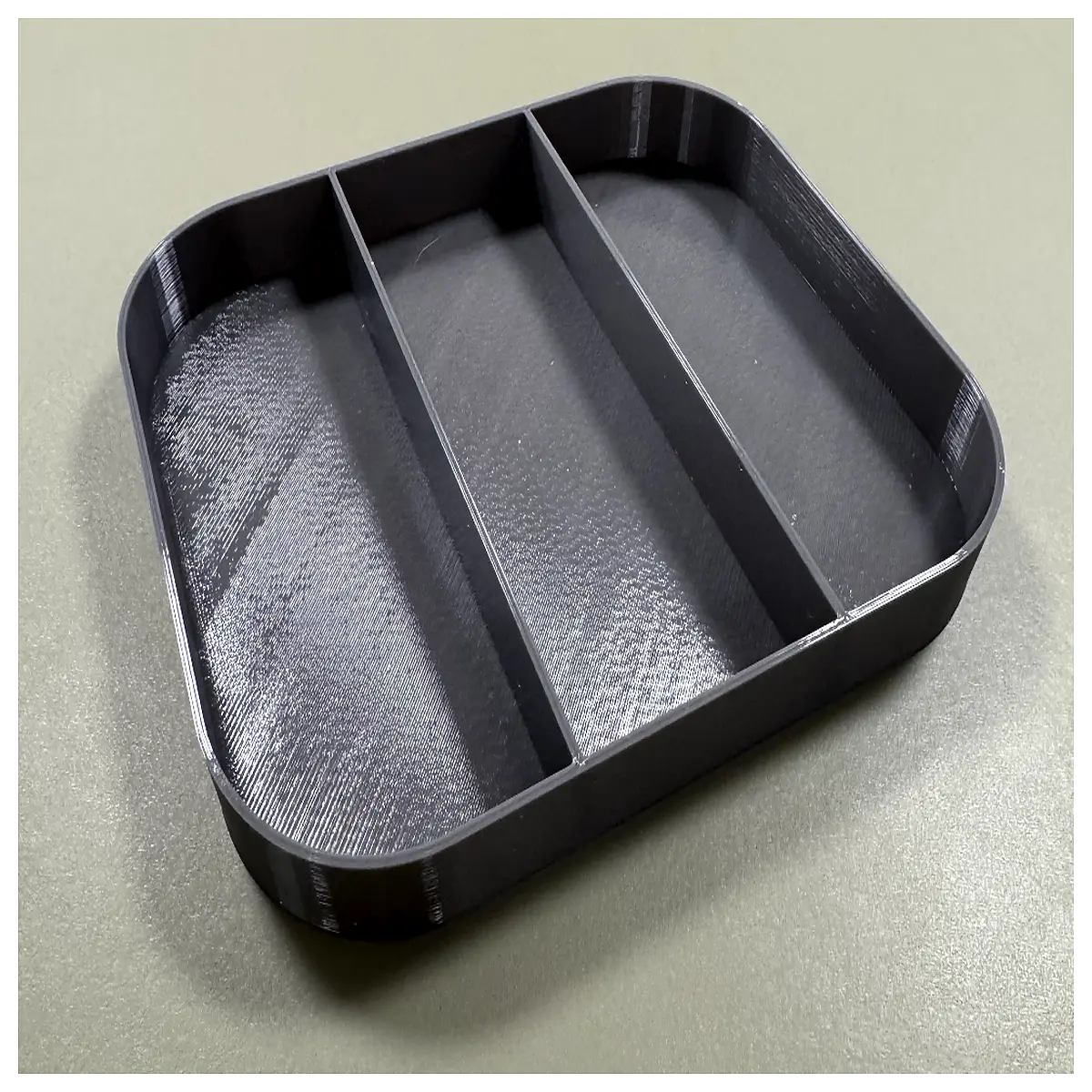 3 slot pen holder desk organizer with tool storage compartment office supplies caddy minimalist desktop organizer for pens scissors and accessories