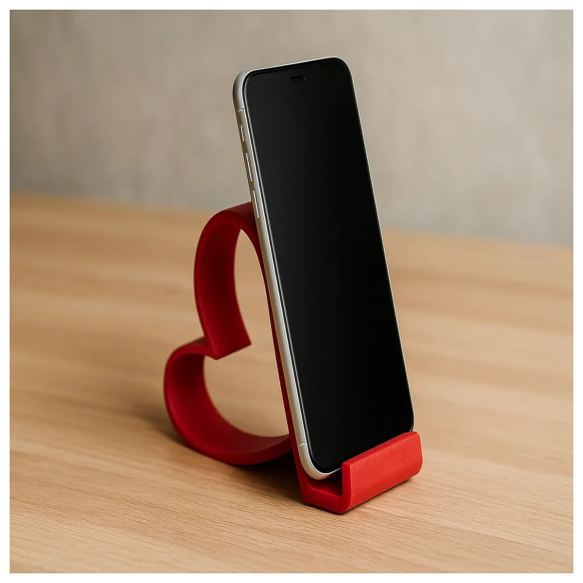 cute shaped phone holder for desk romantic valentine s day her adhesive smartphone cradle love themed accessories