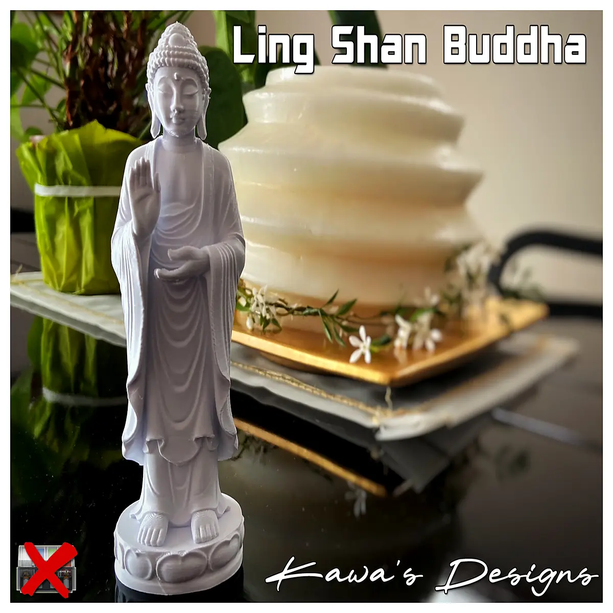 ling shan buddha statue indoor home altar decor zen garden ornament spiritual peace gift large resin figure