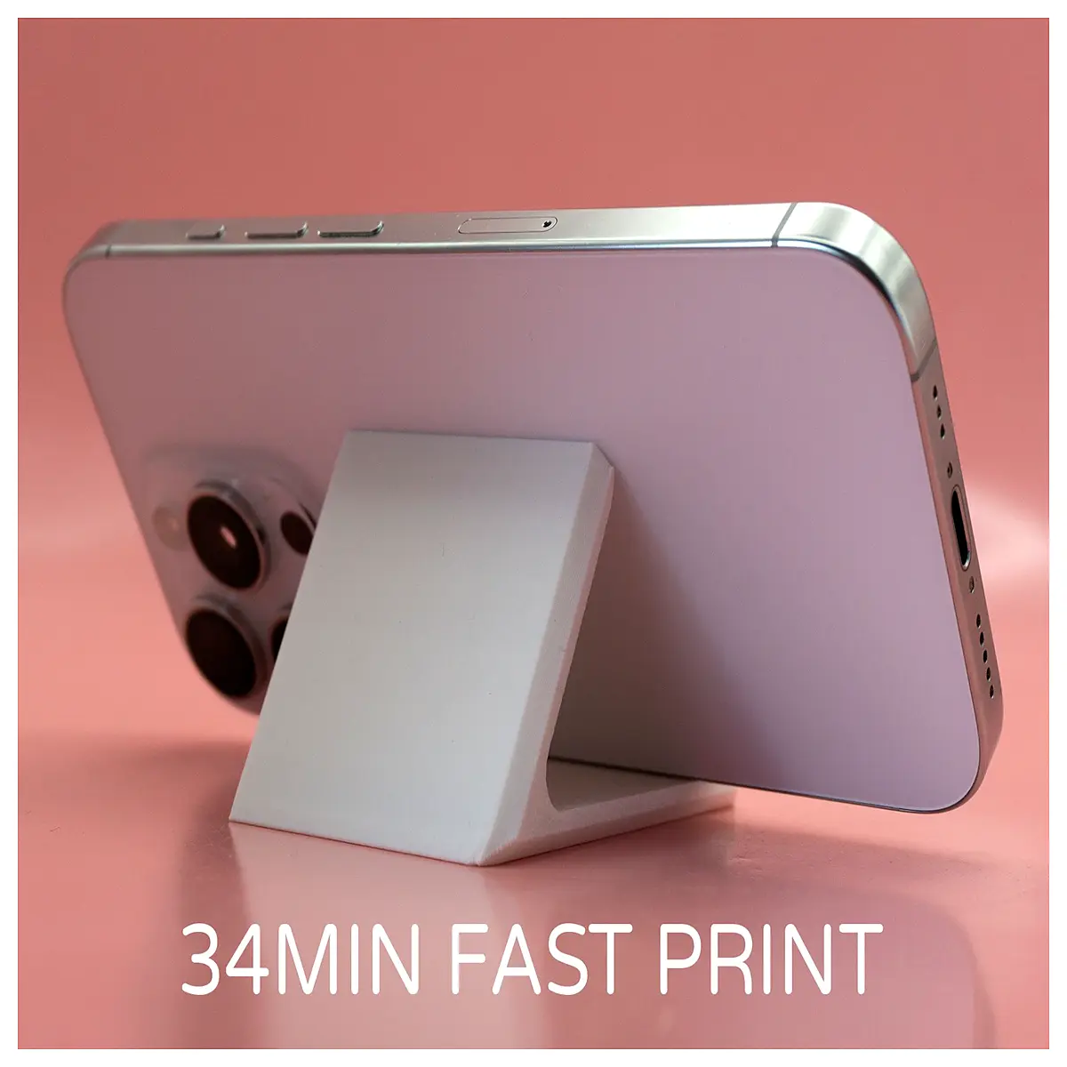minimalist phone holder for desk sleek aluminum mobile phone dock compact portable tablet for office modern aesthetic phone cradle for nightstand adju
