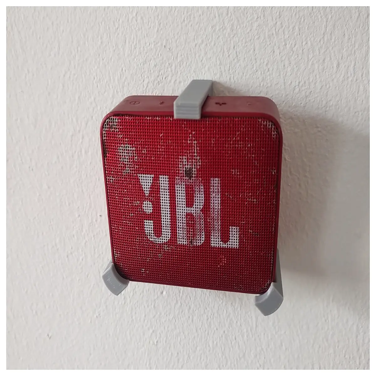 jbl go wall mount bracket holder for speaker portable bluetooth sticky pad adhesive mount