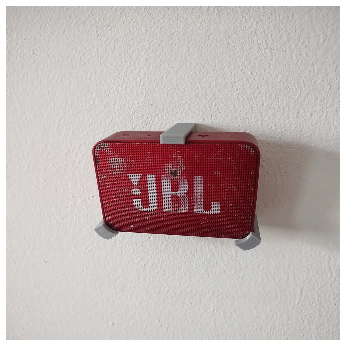 jbl go wall mount bracket holder for speaker portable bluetooth sticky pad adhesive mount