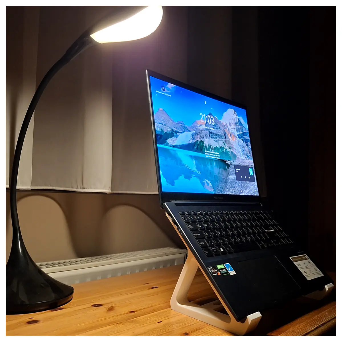 portable laptop for desk ergonomic aluminum notebook riser cooling pad office travel accessories