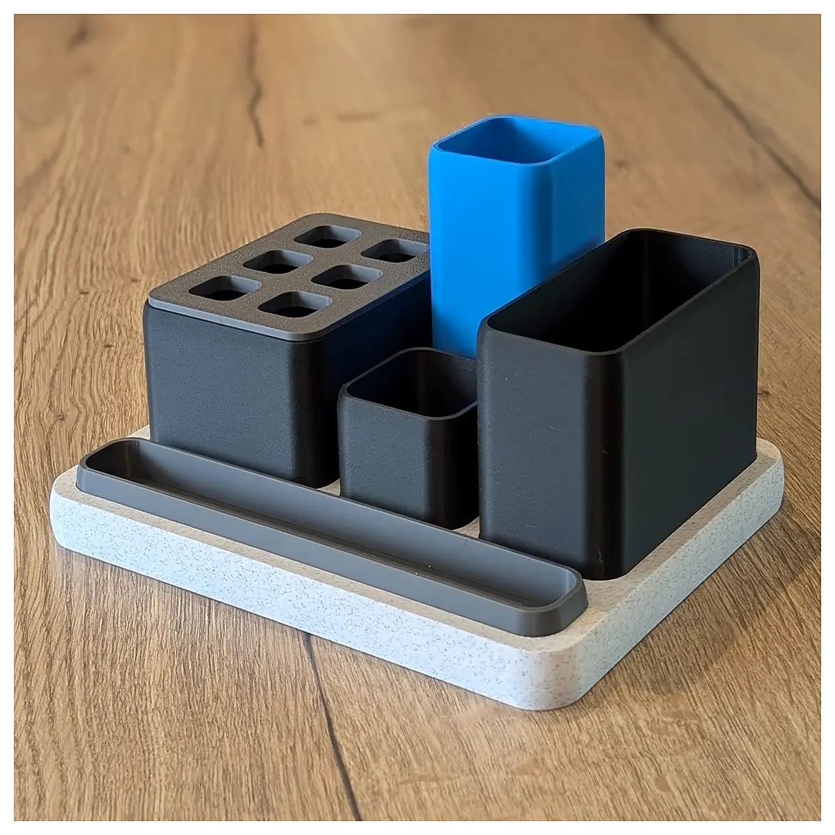 desktop cable management box organizer hub holder for desk clutter control wire storage tidy workspace accessories