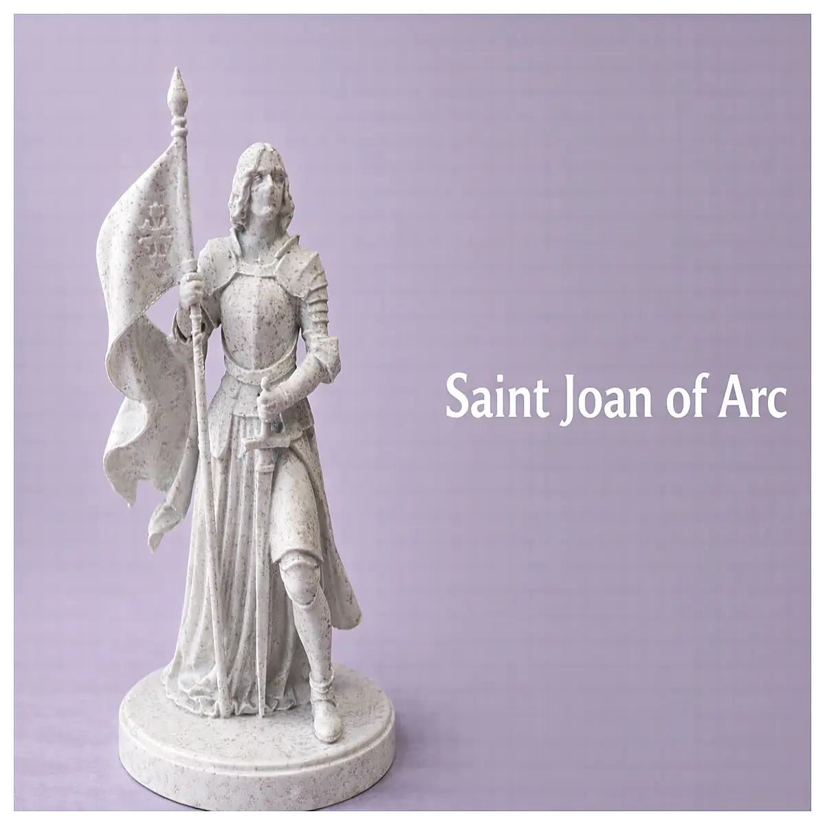 jeanne d arc statue religious catholic home decor french history saint figurine garden garden statue