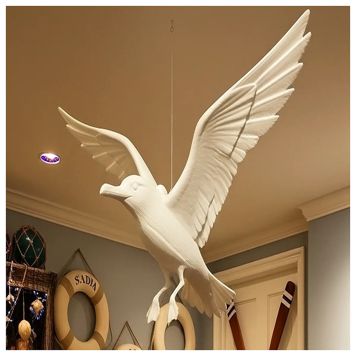 seagull bird plush toy for kids realistic wild animal figurine marine wildlife decoration nature lover gift educational science