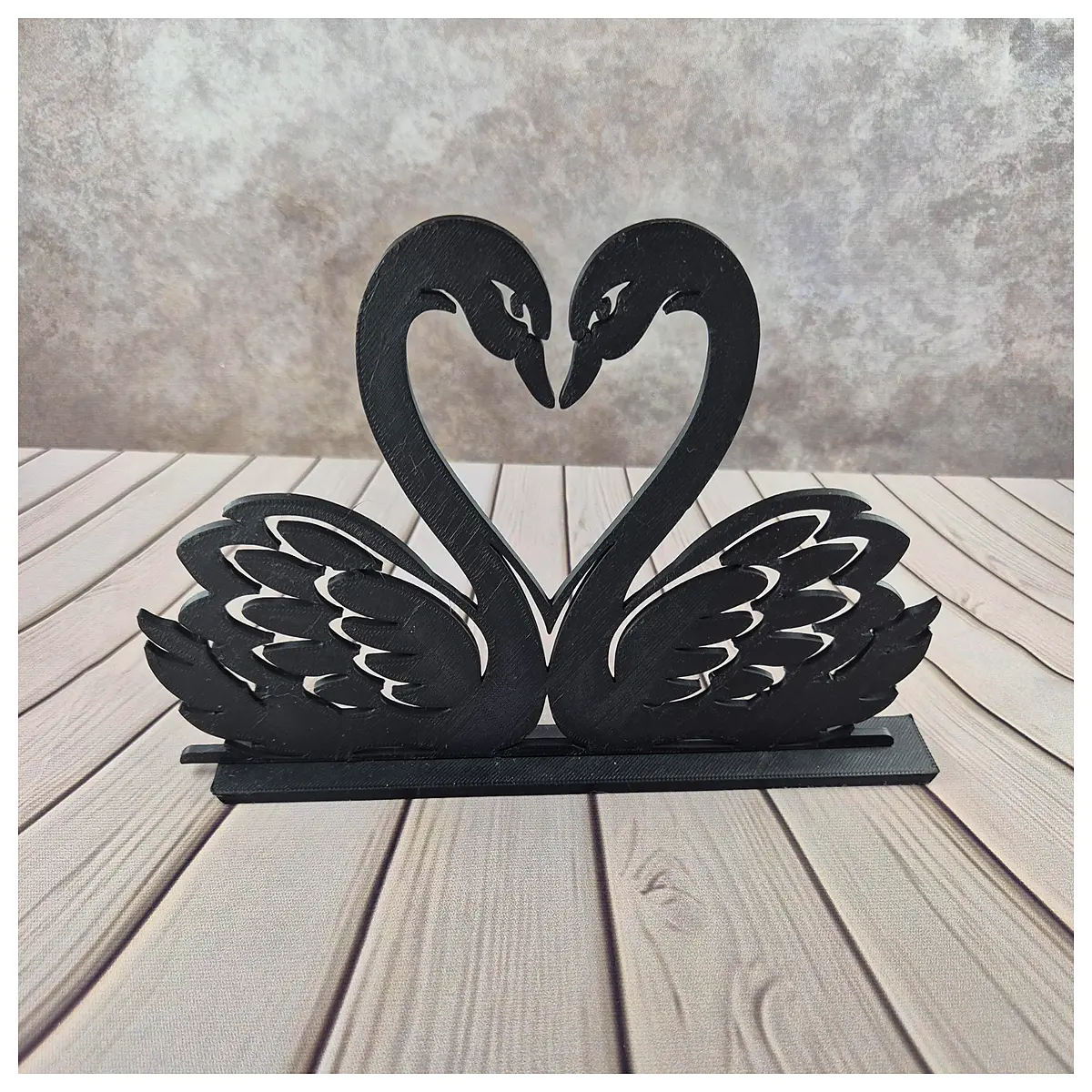 swan decor romantic bedroom wall art wedding table centerpiece home accent valentine s gift idea elegant swan figurine