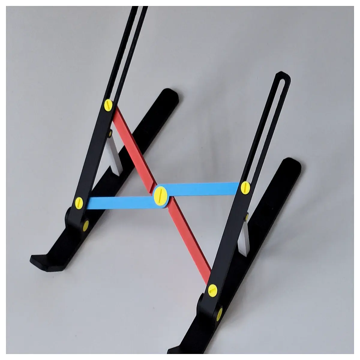 portable laptop adjustable height ergonomic desk riser for pro air tablet holder travel friendly lightweight aluminum cooling pad support