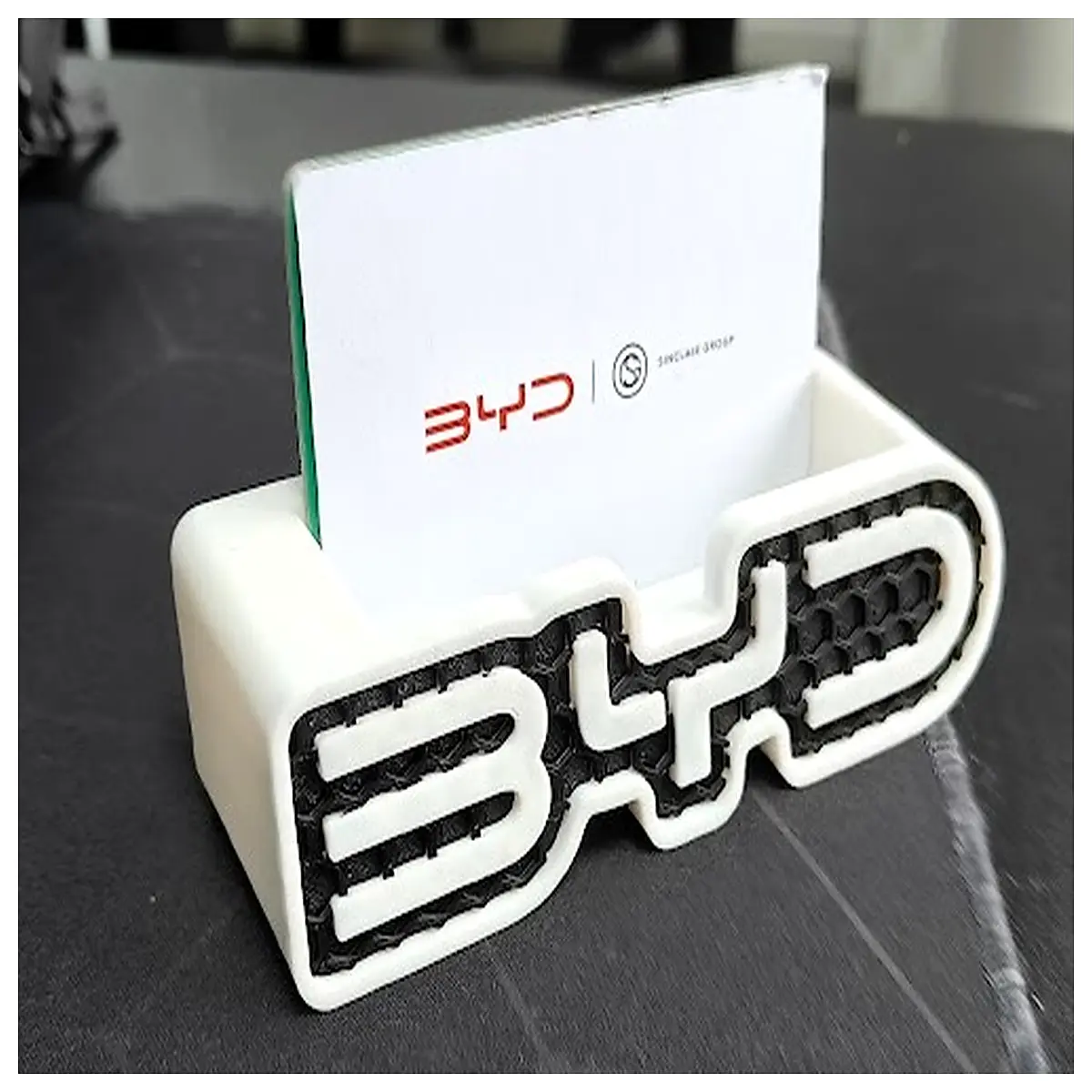 byd business card holder case leather name card organizer car branded professionals executive office accessories stylish id wallet for