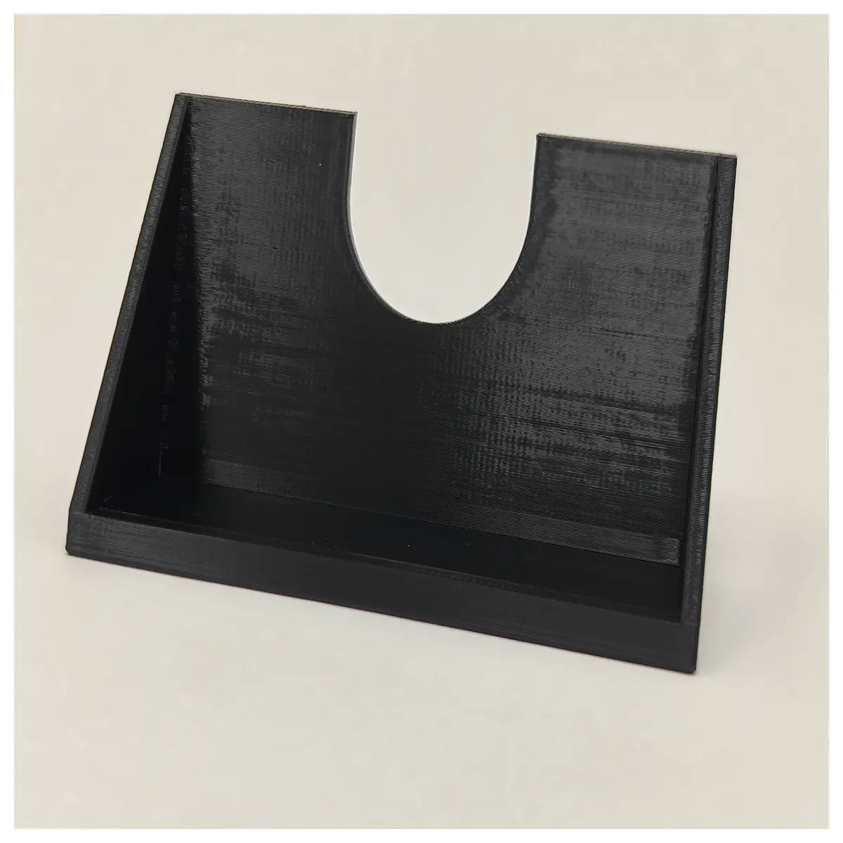slanted horizontal business card holder desk organizer acrylic nameplate office supplies