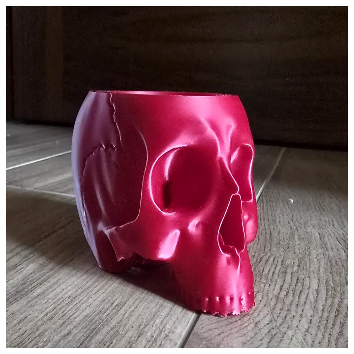 gothic skull storage box for jewelry makeup trinkets desktop organizer spooky halloween decor resin container
