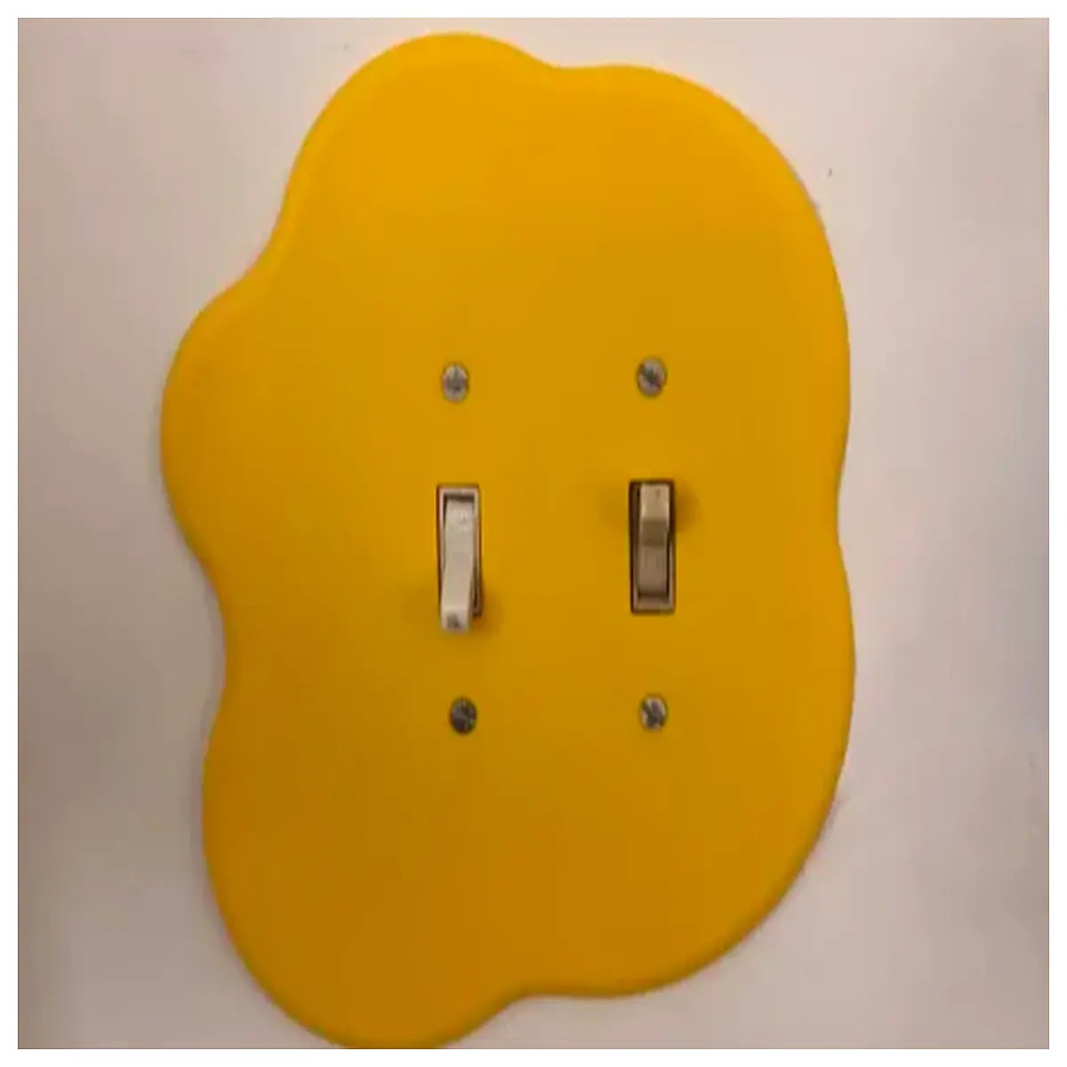 organic shape switch cover plate 1 gang 3 gang wall socket frame modern minimalist home decor renovation replacement parts