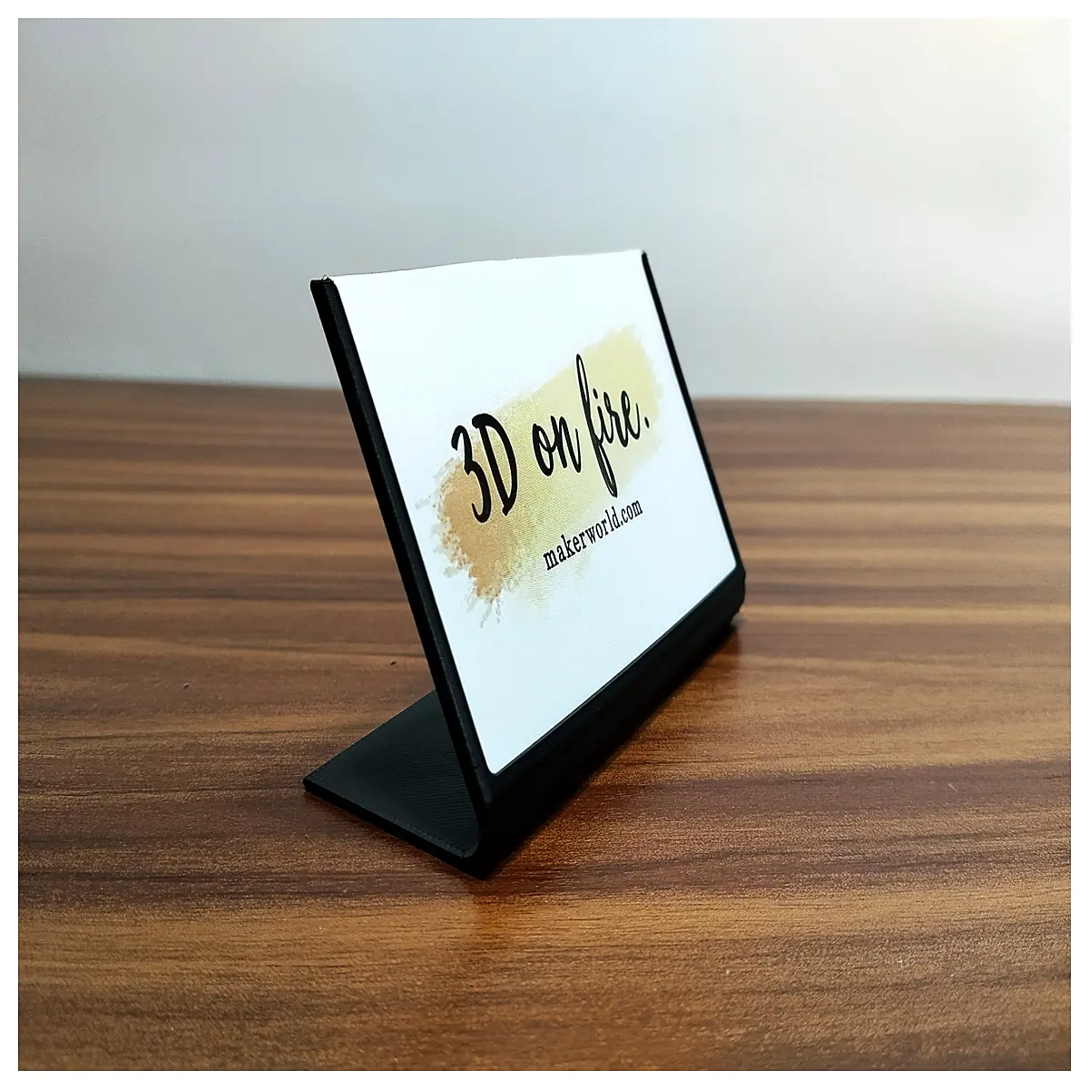 minimalist desk nameplate holder acrylic sign clear table tent card organizer for office meeting room