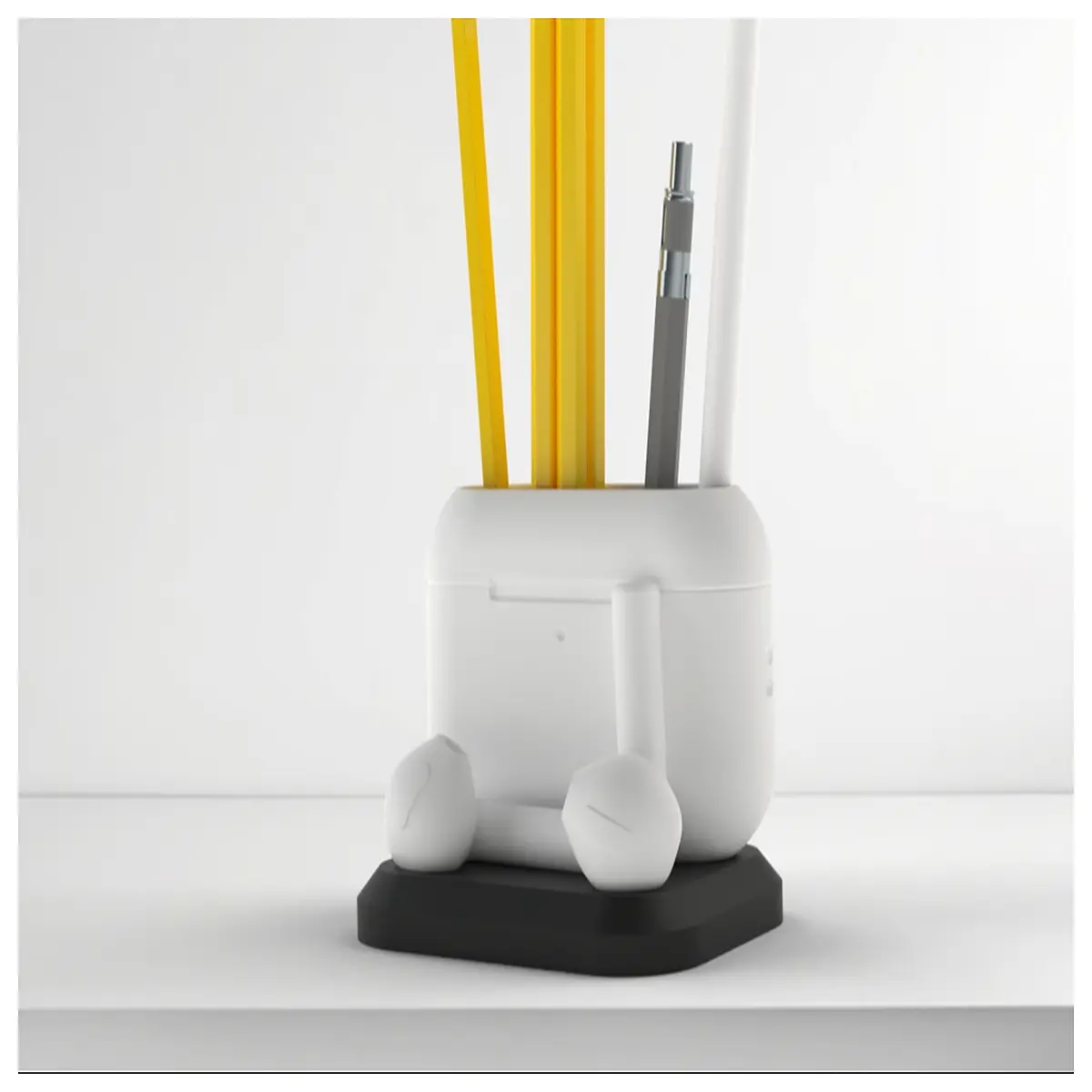 silicone case with pencil holder slot shockproof protective cover for pro max storage organizer for stylus pen durable hard shell anti