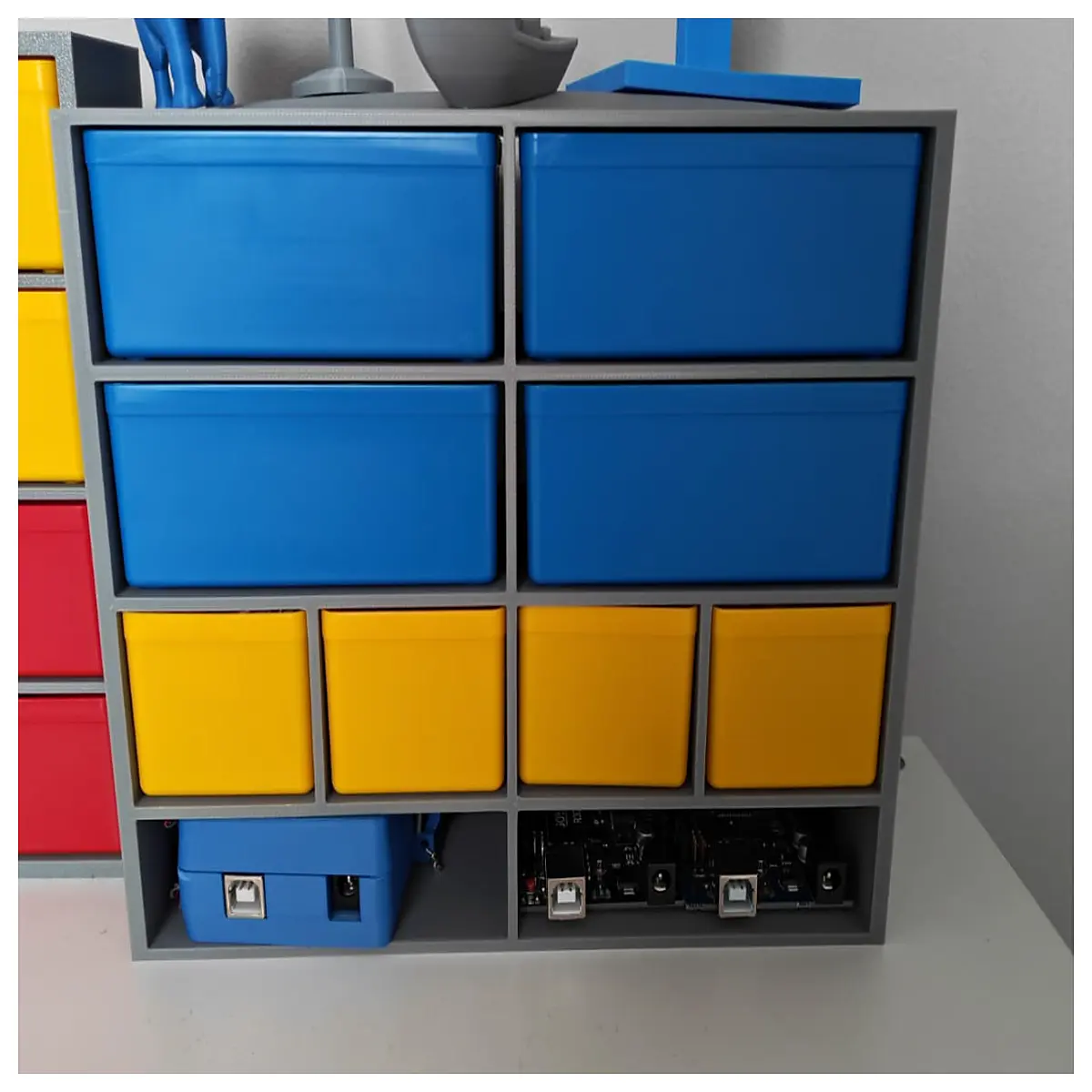 4 pack 11x11cm square shelf inserts 54x11cm long organizers 45cm height metal wire basket storage rack for pantry closet