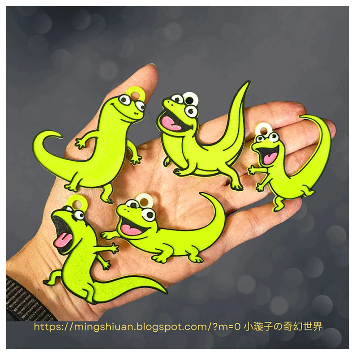 lizard tom keychain funny meme lizard pendant bag charm cute reptile accessory friends