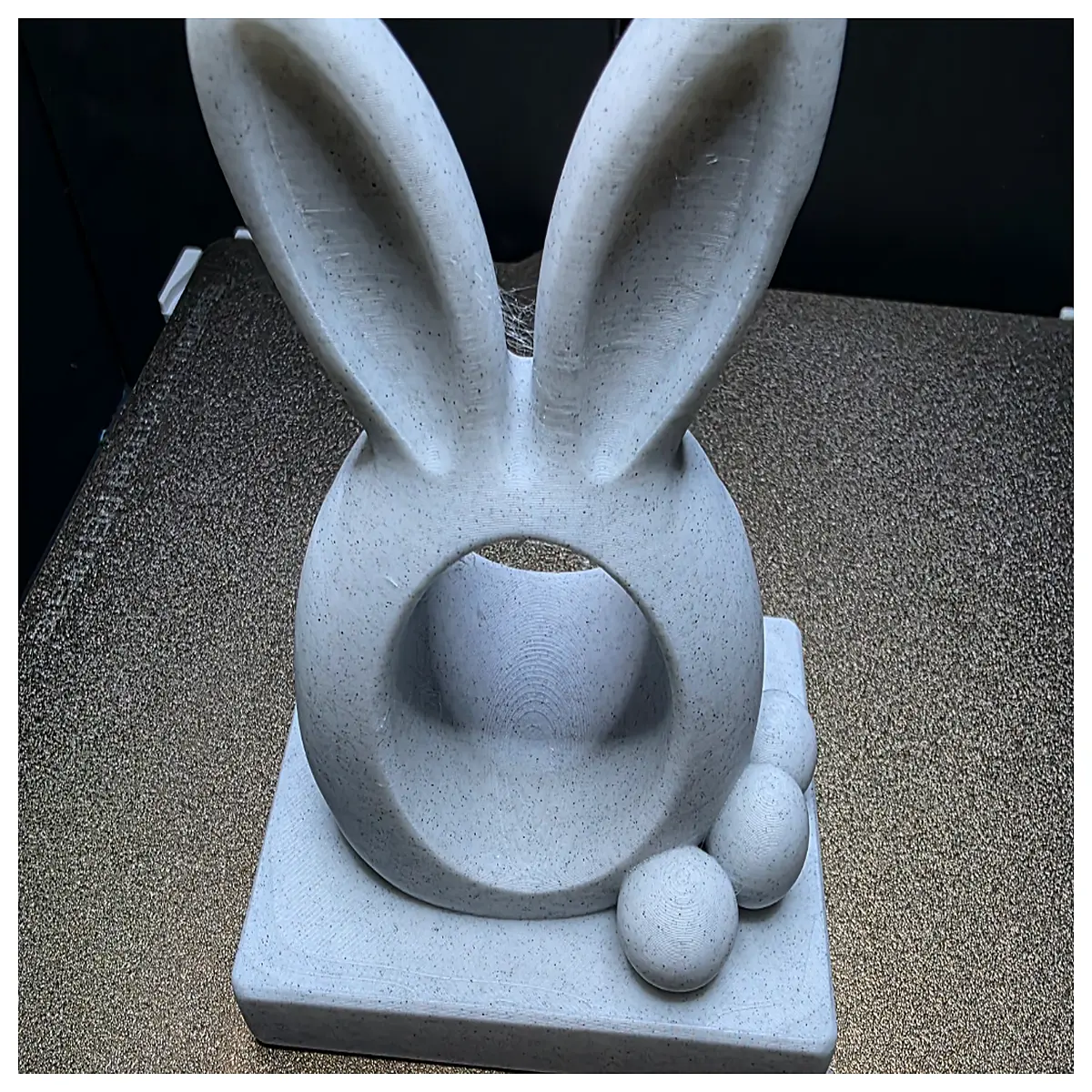 easter bunny hollow out sculpture resin figurine home decor garden ornament spring holiday gift