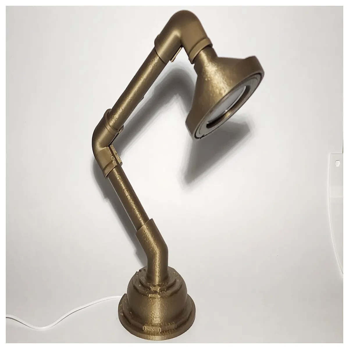 steampunk desk vintage edison bulb industrial retro reading metal brass adjustable arm home office decor