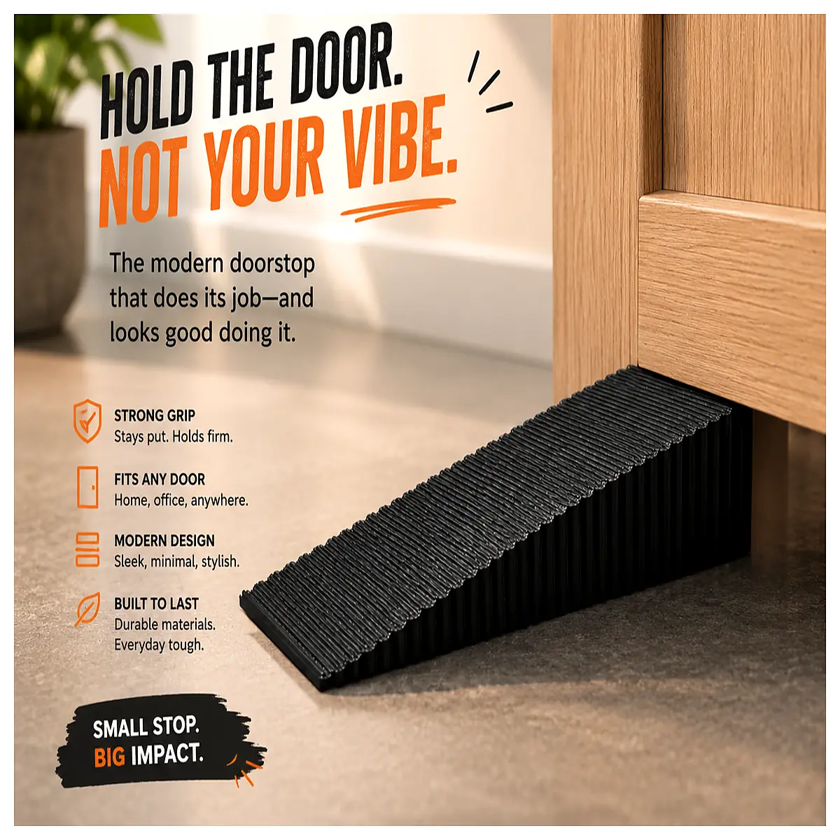 modern door stopper wall protector duty rubber non marking floor guard for hardwood home office entrance anti scratch