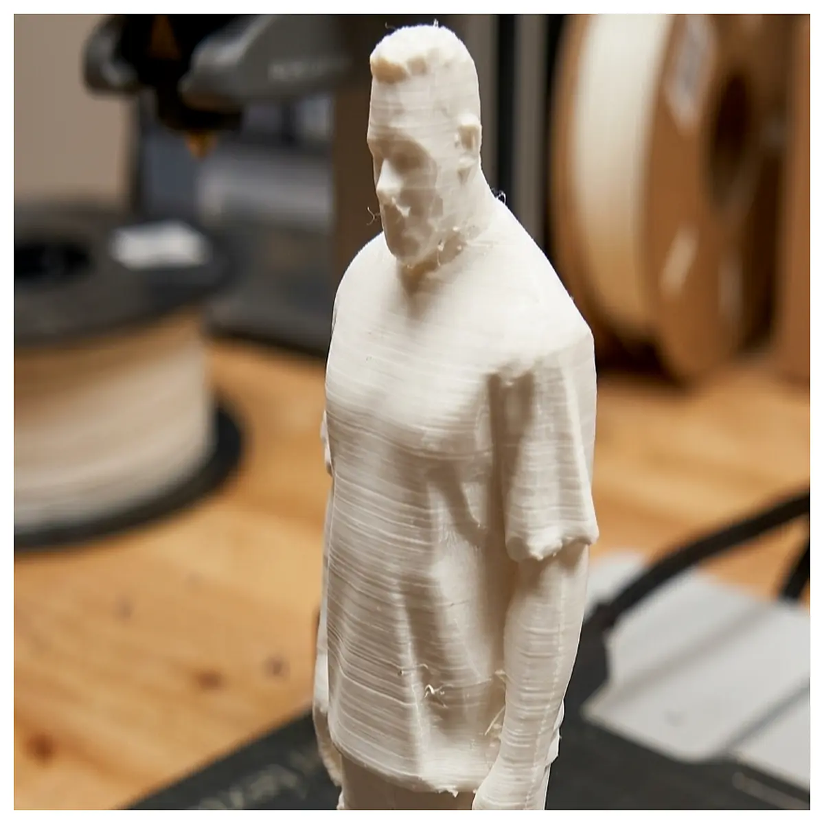 standing human figurine statue for home decor shelf office desk ornament resin sculpture art piece