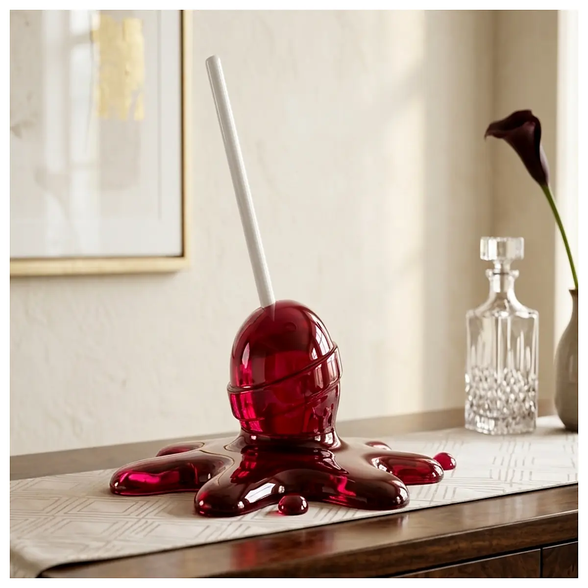 melting lollipop art diy candy sculpture melting sugar sticks for kids party favors novelty gifts