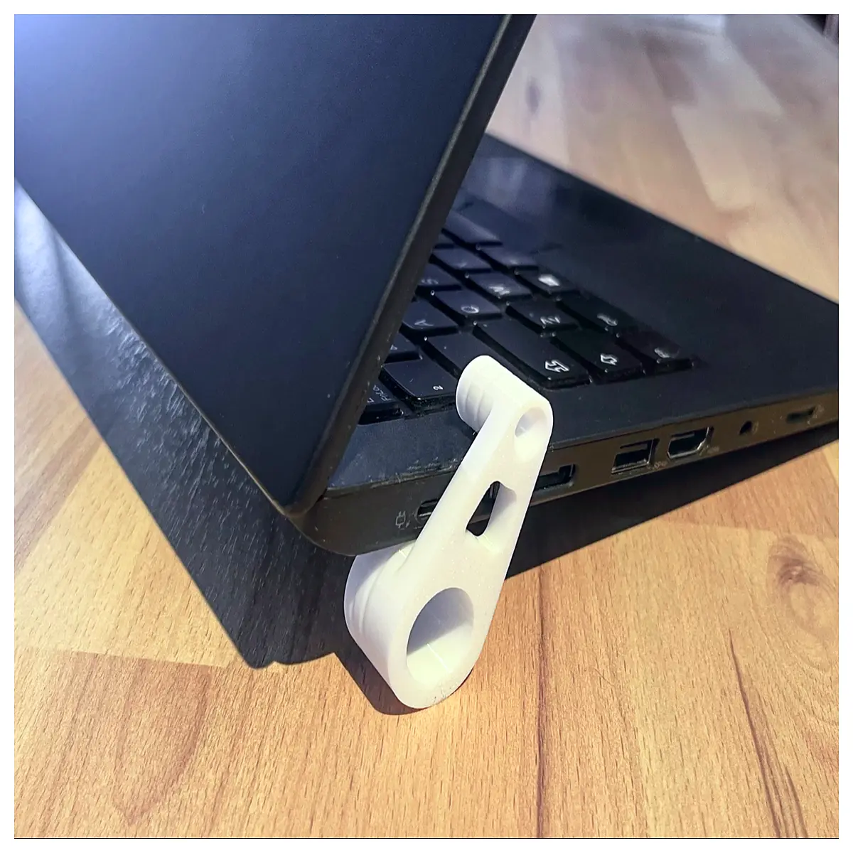 portable laptop adjustable height aluminum alloy lightweight travel desk riser for home office ergonomic neck pain relief