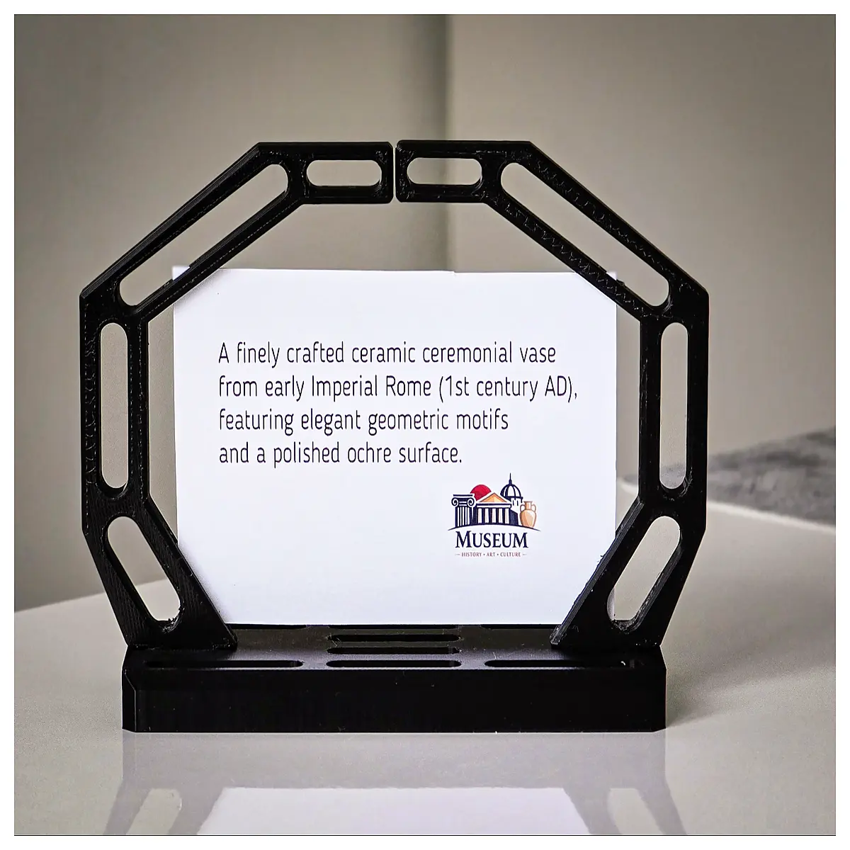 acrylic holder for cards table top signage counter organizer retail merchandising
